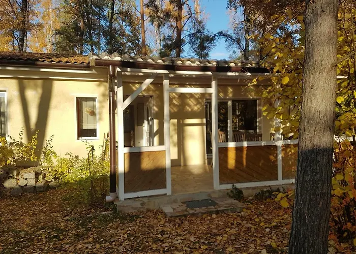 Gemutlicher Ferienbungalow Am Felsensee Bei Tatil Evi Pretzien